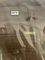 Michael Kors Womens Pants Size 10 Brown Stretch Twill Zip Pockets Ankle Zipper