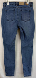 NEW LL Bean Flex Jeans Womens 12 Regular Skinny Mid Rise Stretch Denim 30x30
