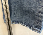 Levis 501 Jeans Mens 42x30 Blue Denim Button Fly Straight Leg