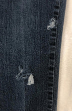Reign Jeans Womens 14 Blue Skinny Leg Slim Fit Mid  Dark Wash Stretch