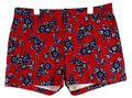 Tommy Hilfiger Womens Classic Stretch Shorts Size 16 Red Flowers