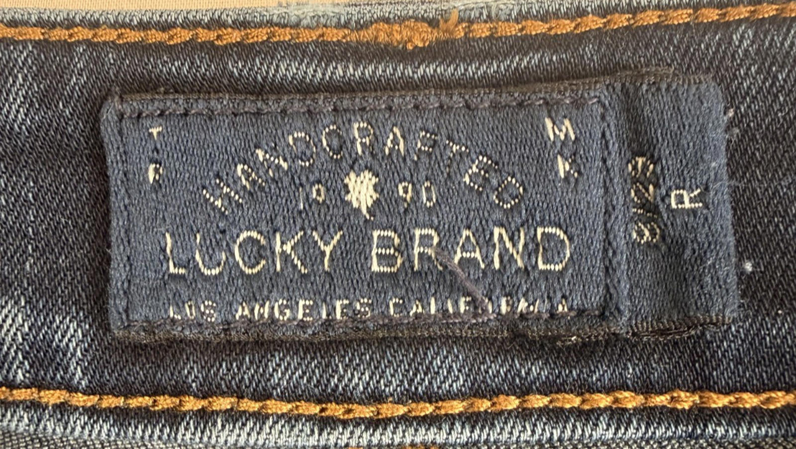 Lucky Brand Size 8 / 29 Womens Jeans Skinny Ankle Dark Wash Denim