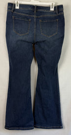 Torrid Jeans Women Size 12S Short Dark Blue Denim Luxe Slim Boot Casual Western