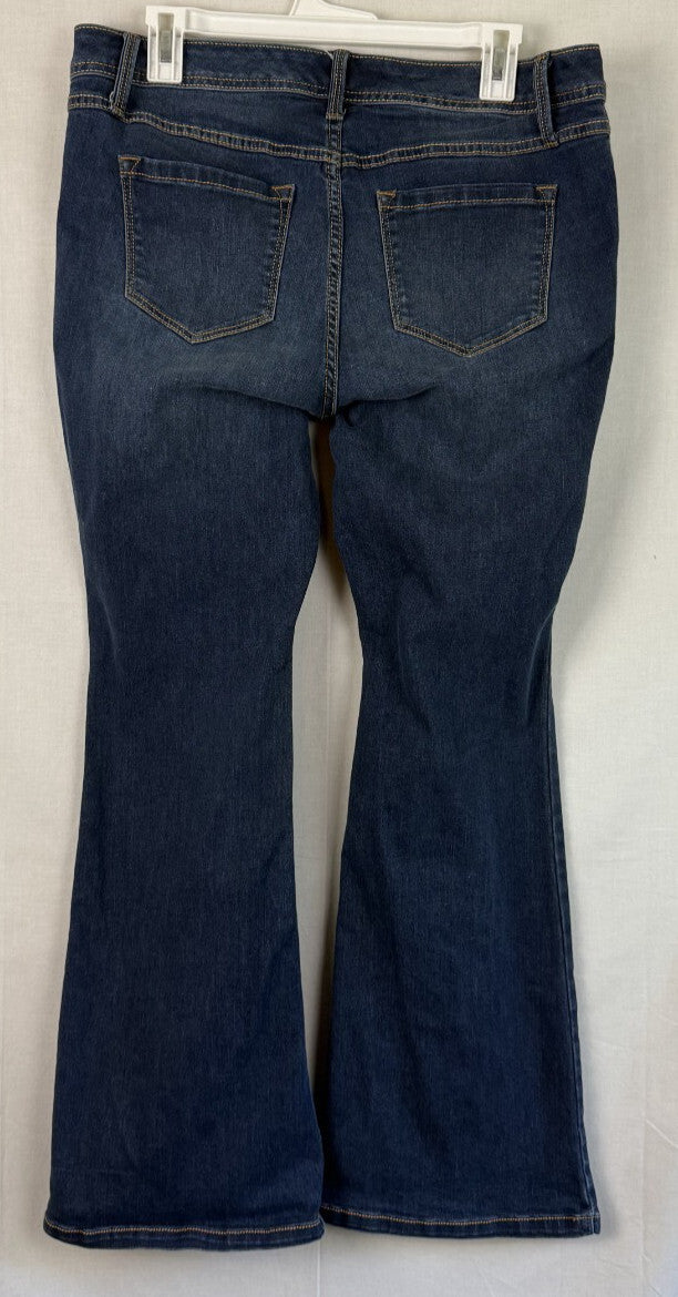 Torrid Jeans Women Size 12S Short Dark Blue Denim Luxe Slim Boot Casual Western