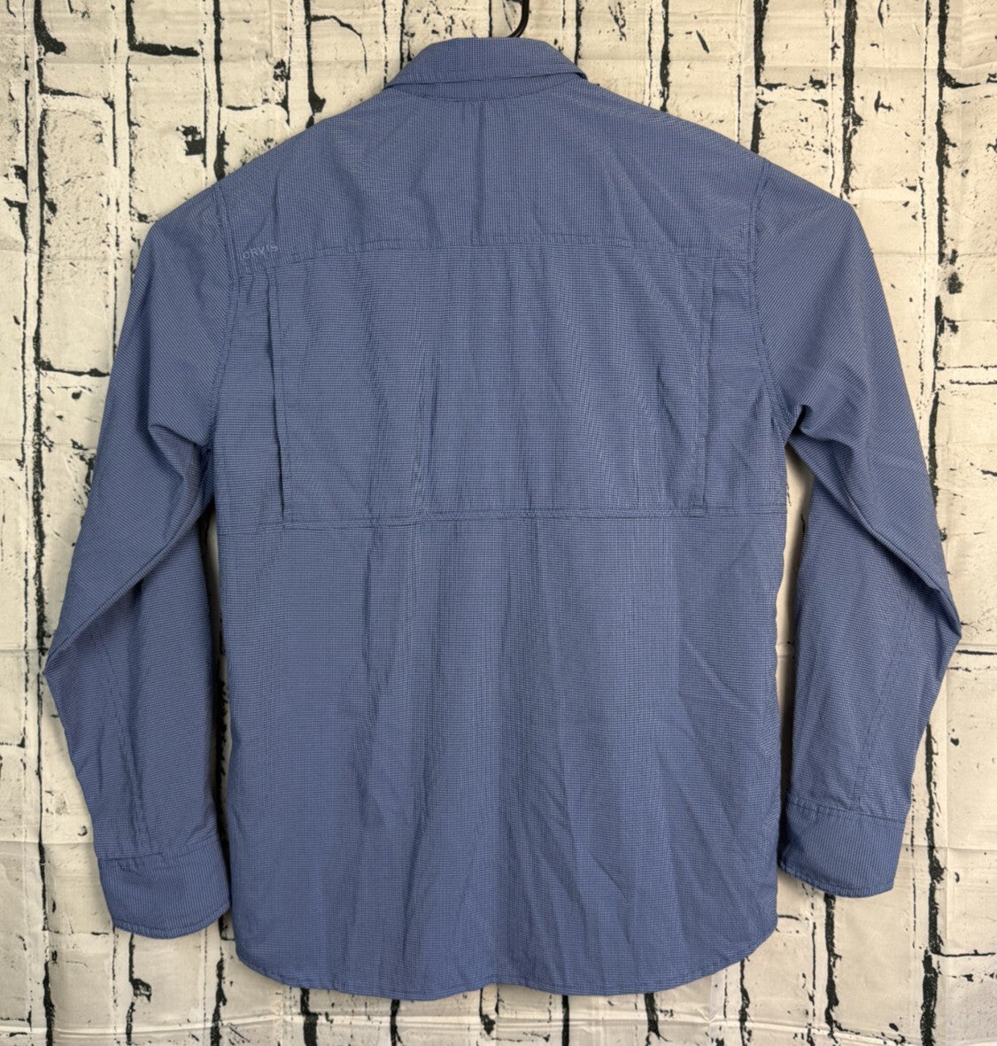 Orvis Open Air Caster Ventilated Long Sleeve Fishing Shirt Mens Size Medium Blue