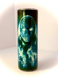 20 oz Glowing Killers Stainless Steel Tumbler with Lid, Straw Halloween