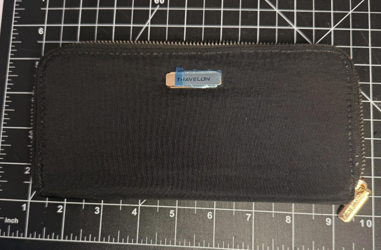 Travelon Anti Theft Addison Tote Bag Midnight Floral Travel 13x11x4  Black