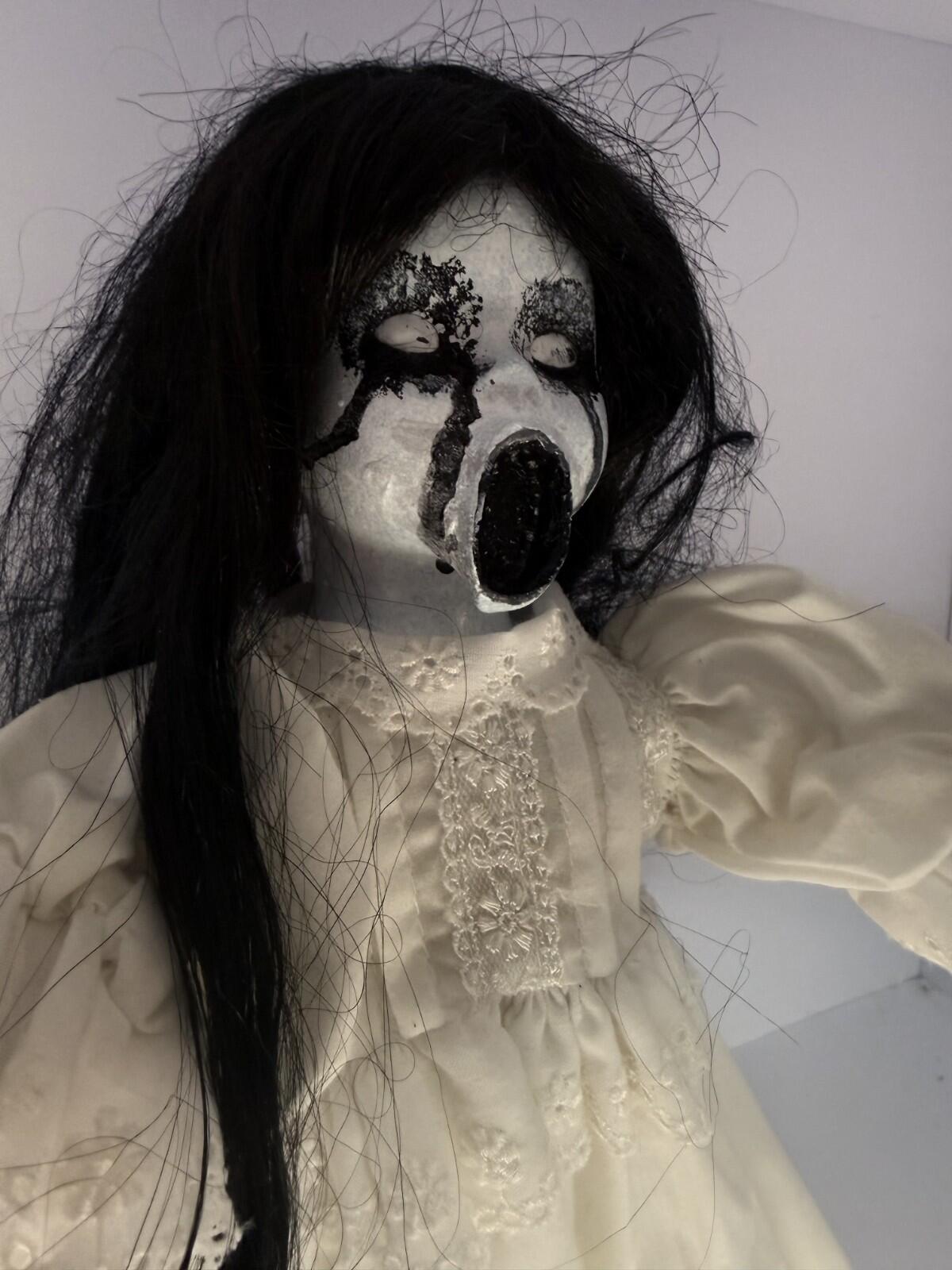 The Banshee's Path - OOAK Scary Creepy Doll 16" Hand Painted Horror Haunting Art