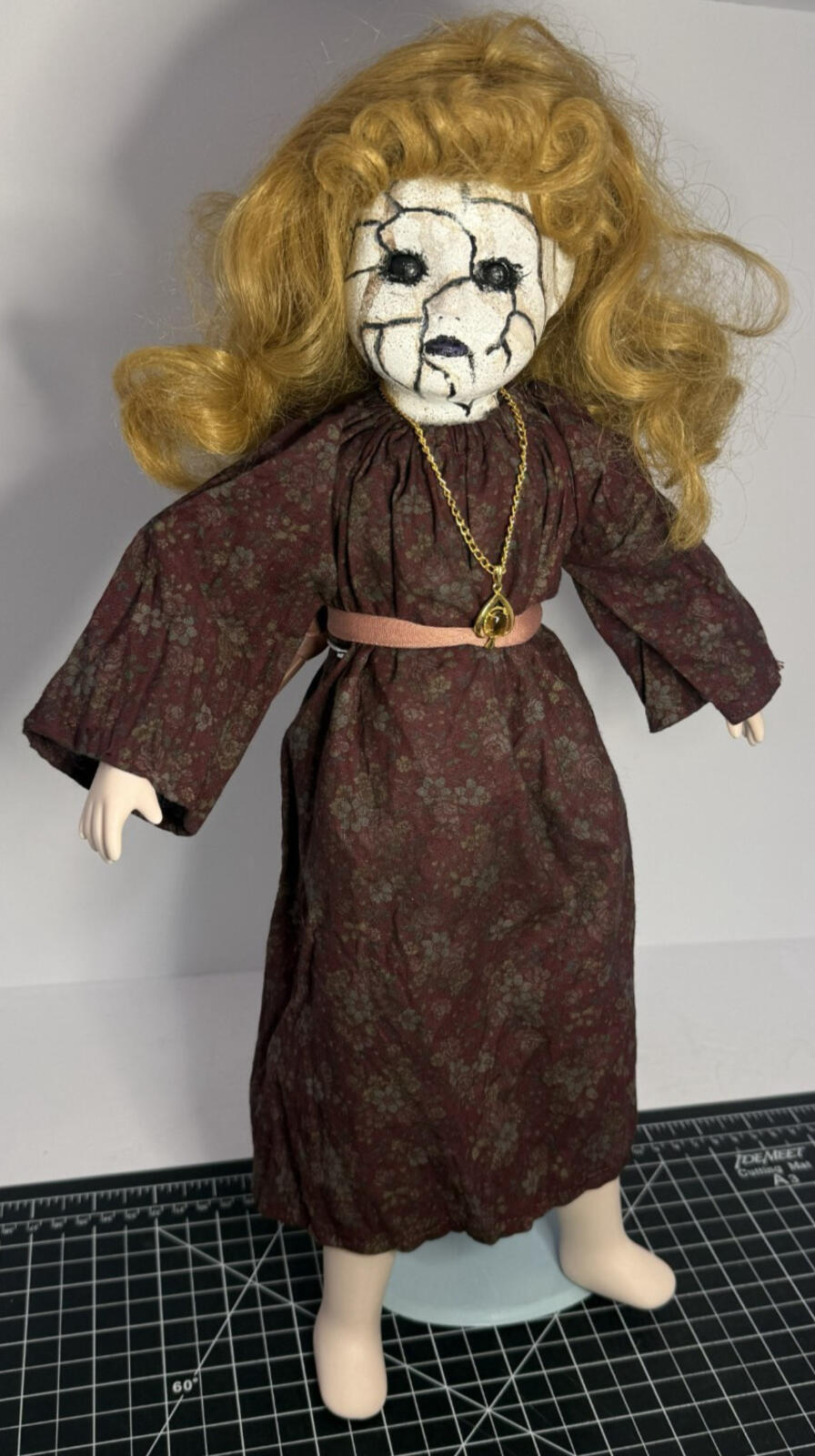 Eleanor's Tomb - OOAK Scary Creepy Doll 16" Hand Painted Horror Haunting Art