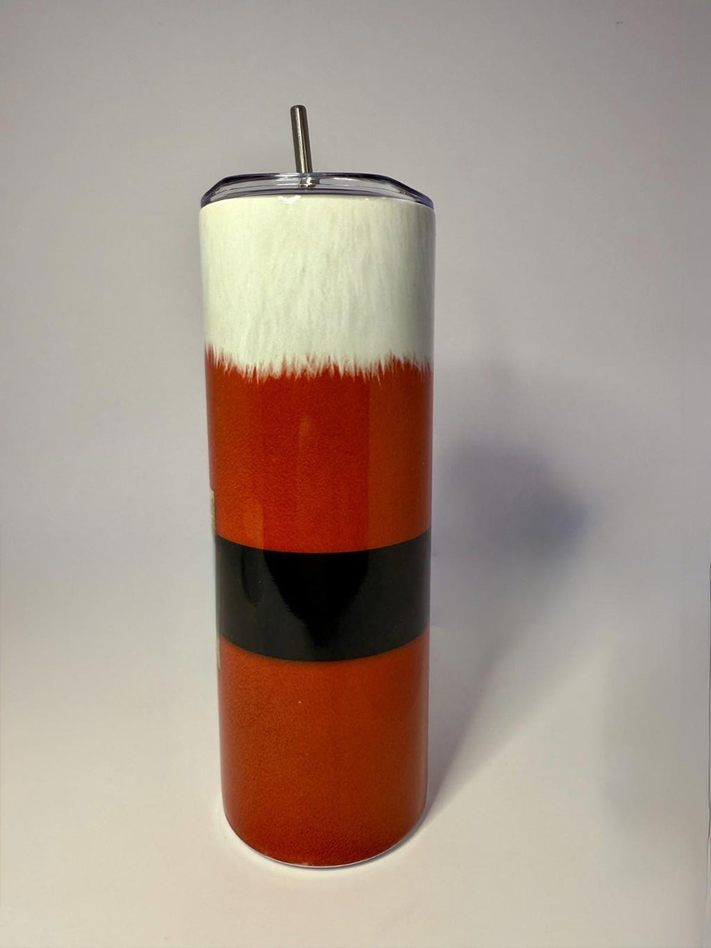 20 oz Santa Stainless Steel Tumbler with Lid, Straw