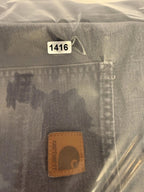 Carhartt Carpenter/Painter Pants B11 PTB Gray Mens Sz 35x30 Dungaree Fit