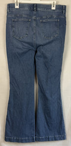 Torrid Bombshell Flare Premium Stretch Womens 14R Jeans Blue Med Wash High Rise