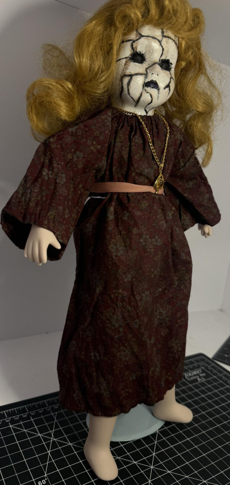 Eleanor's Tomb - OOAK Scary Creepy Doll 16" Hand Painted Horror Haunting Art