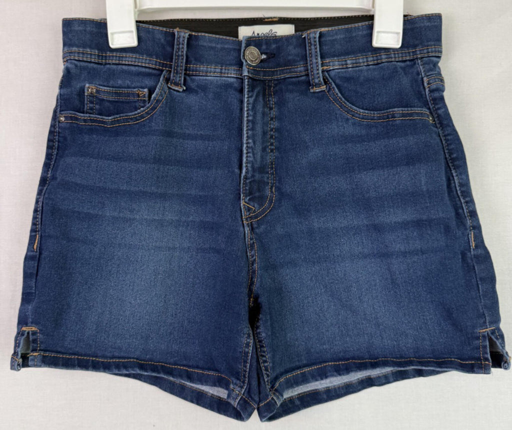 Angels Forever Young Women's Blue Denim 360 Sculpt Shorts Size 10