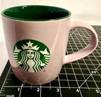 Starbucks 2025 Valentine’s Day Pink/lavender Green Siren Logo Mug 11 oz VDAY25