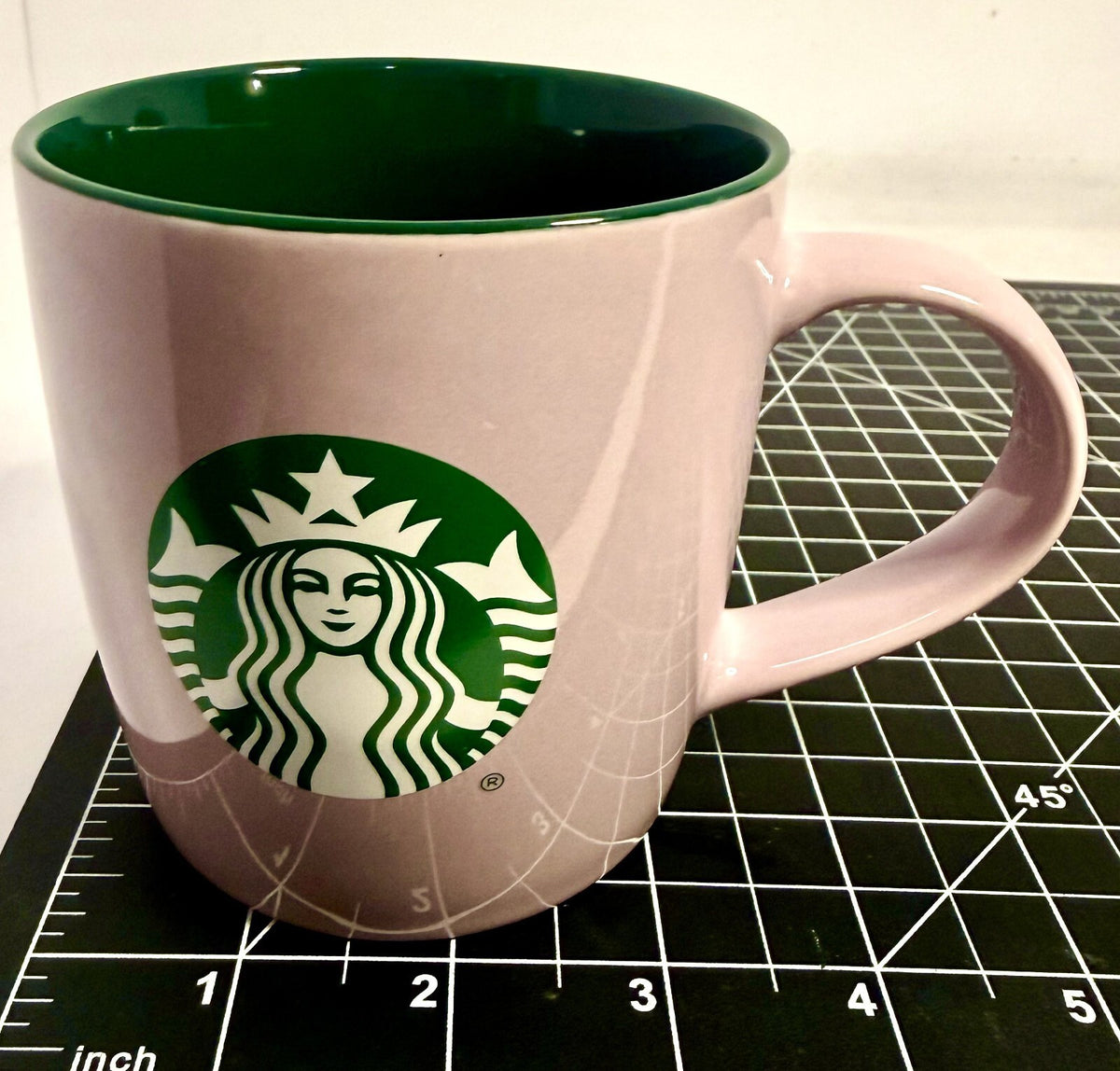 Starbucks 2025 Valentine’s Day Pink/lavender Green Siren Logo Mug 11 oz VDAY25