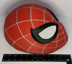 3D Printed Red and Gray Spider-Man Full Face Mask Helmet Mesh Eyes Adult
