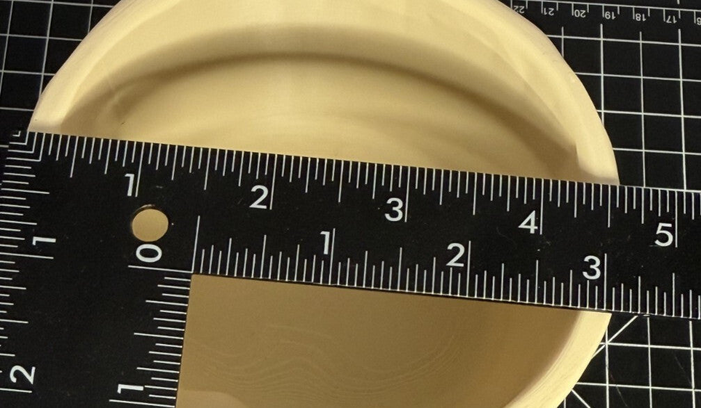 3D Printed Skull-Shaped Bowl - PLA - Bone Color