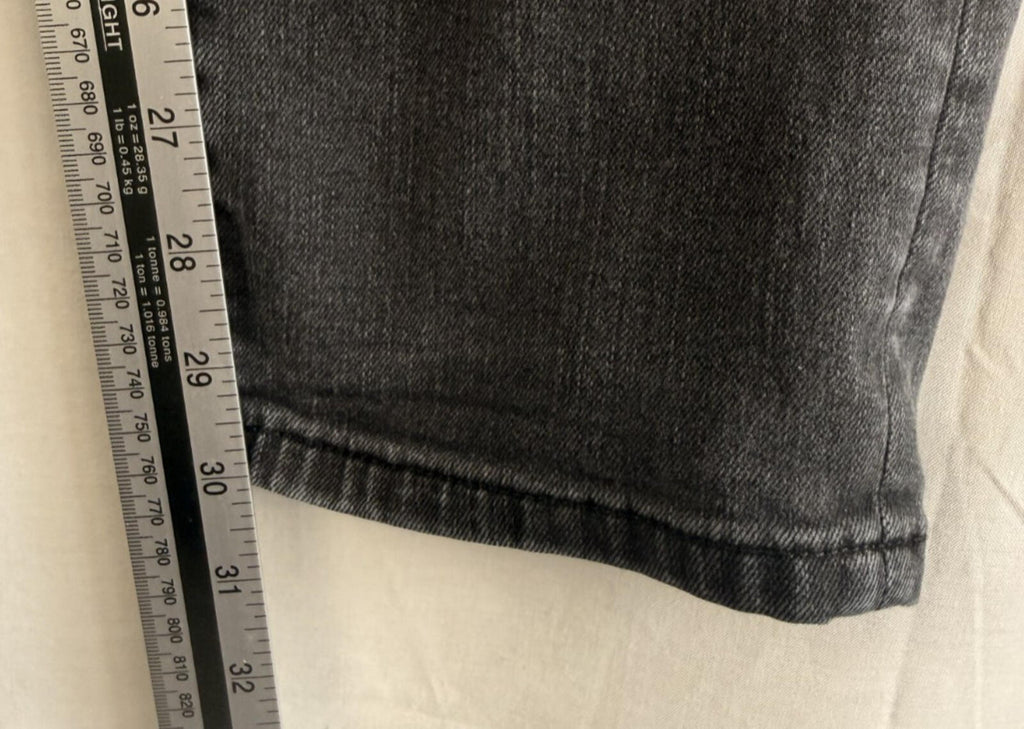 Tommy Hilfiger Mens Slim Jeans W36 L32 Black (Fits like 38x32)