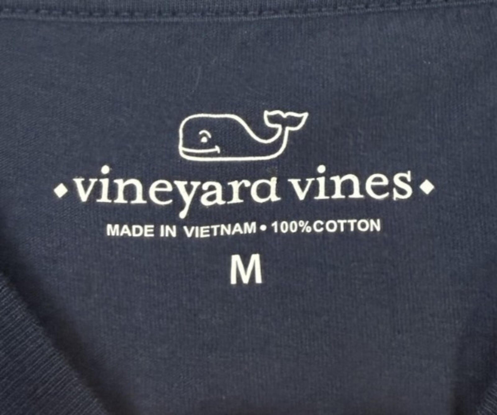 Vineyard Vines Shirt Mens Medium Blue Long Sleeve Ski You Later