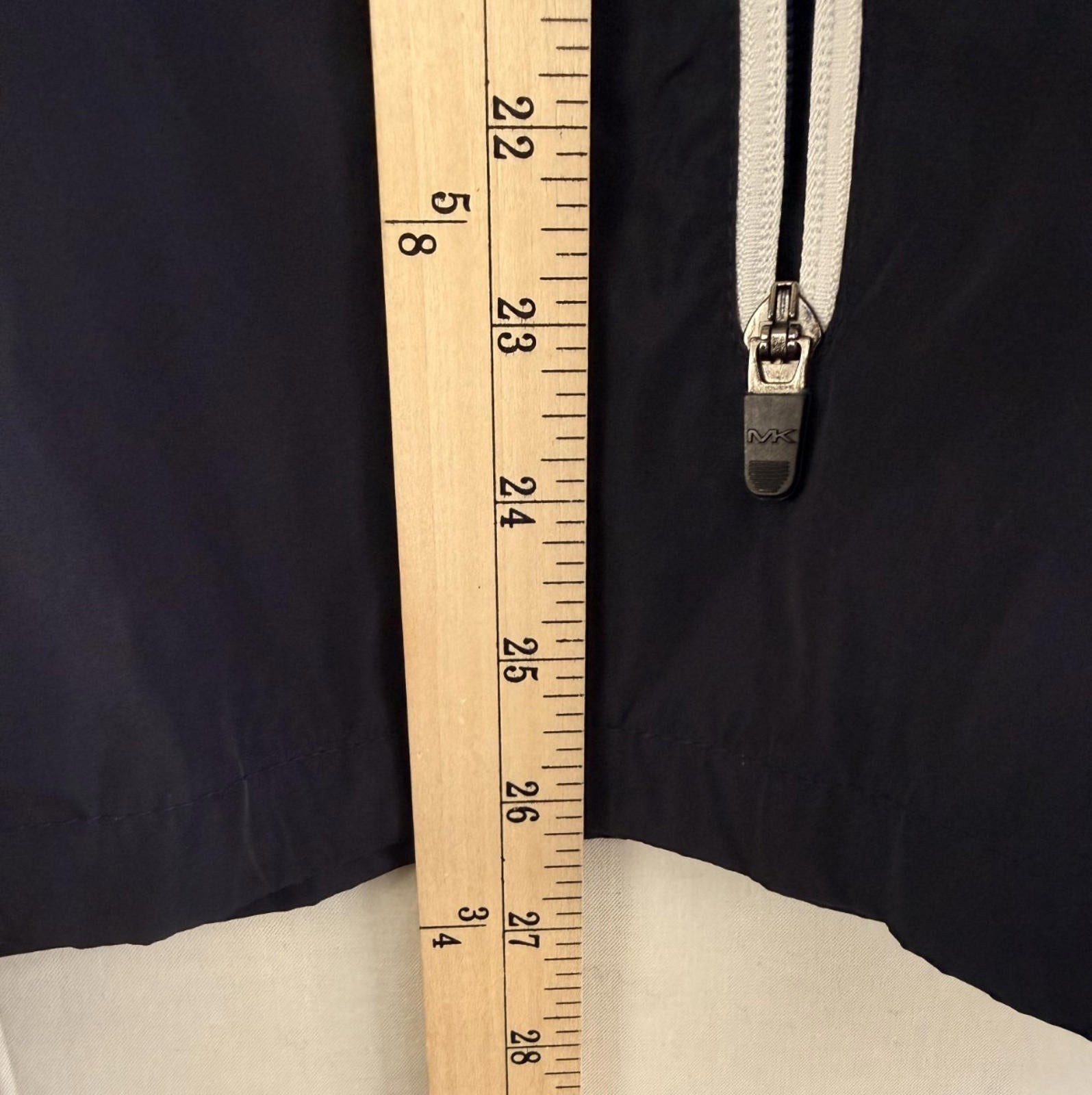 Michael Kors Perfomance Zip Jacket Windbreaker Mens Size M White and Blue