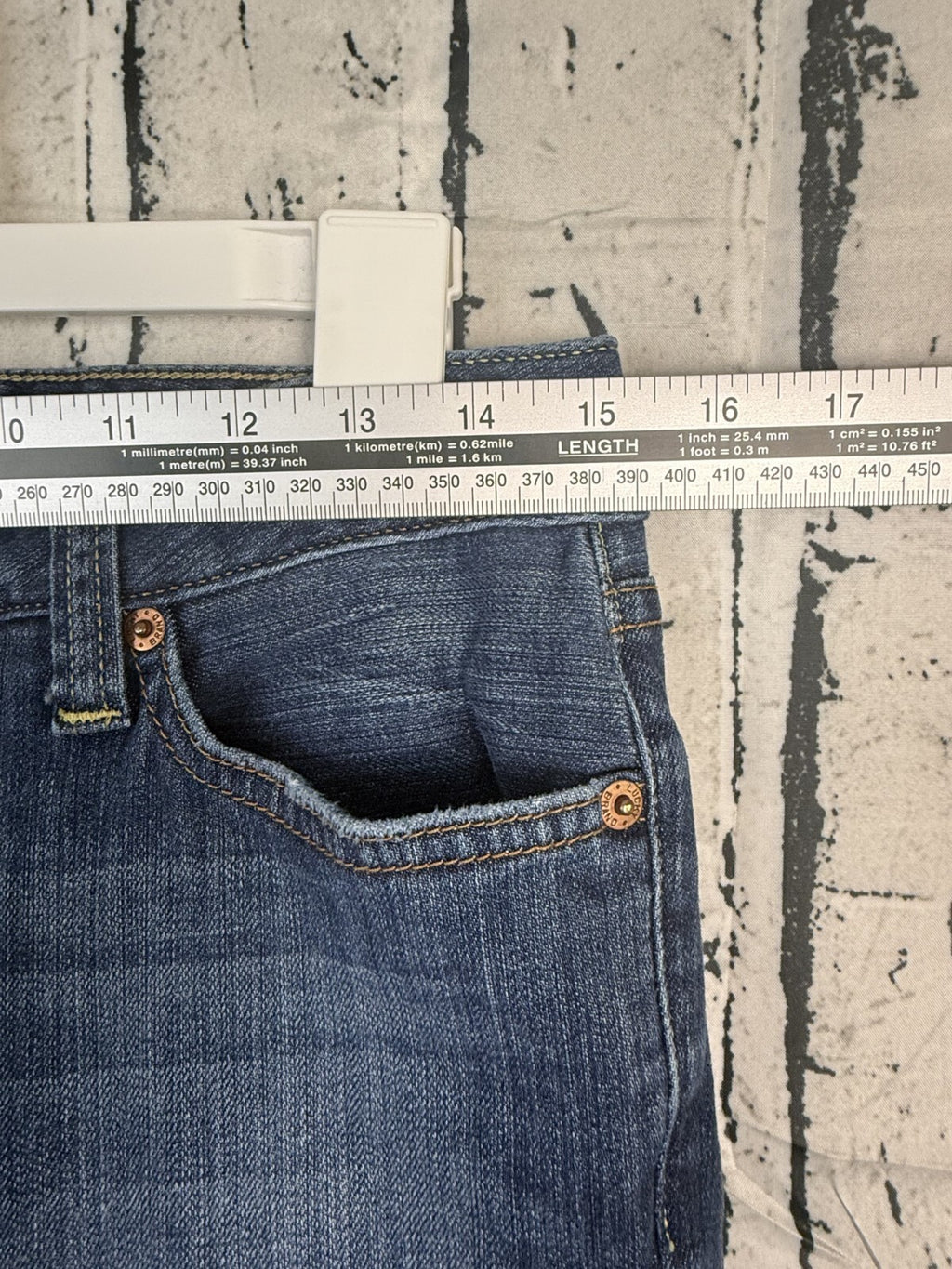 Lucky Brand Dungarees Lola Straight Womens Jeans Size 28 Denim Blue