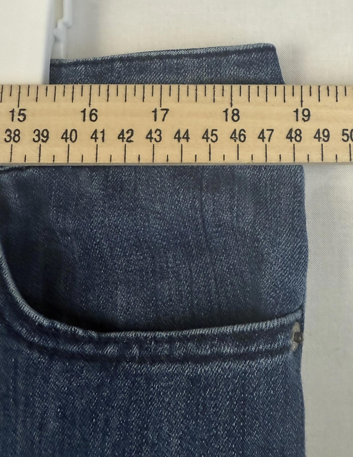 Seven7 Womens Jeans Size 14 Flare dark Stretch