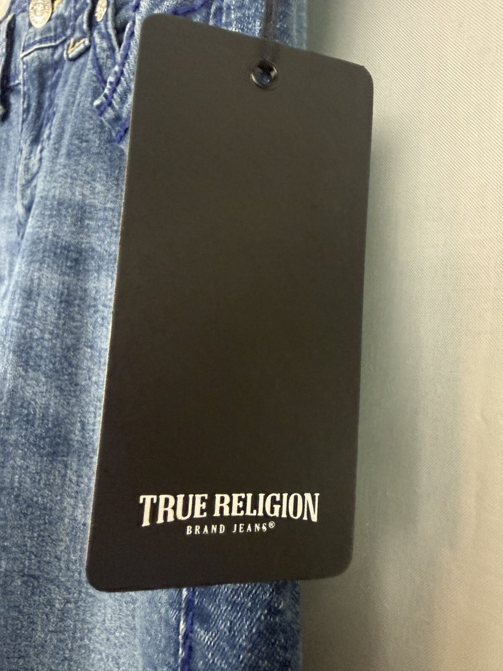 NEW - True Religion Mens Ricky Relaxed Straight Jeans Size 36 x 34