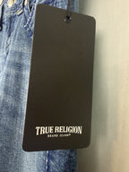 NEW - True Religion Mens Ricky Relaxed Straight Jeans Size 36 x 34