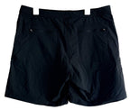 L L Bean Black Hiking Shorts Womens Size 16 Quick Dry Nylon Spandex Pockets