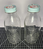 2x Bormioli Rocco Limited Edition Quattro Stagioni Vintage Collection 64 Oz