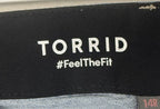Torrid Bombshell Flare Premium Stretch Womens 14R Jeans Blue Med Wash High Rise