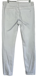 Vineyard Vines Jeans Womens Sz 6 White Skinny Ankle Stretch Cotton