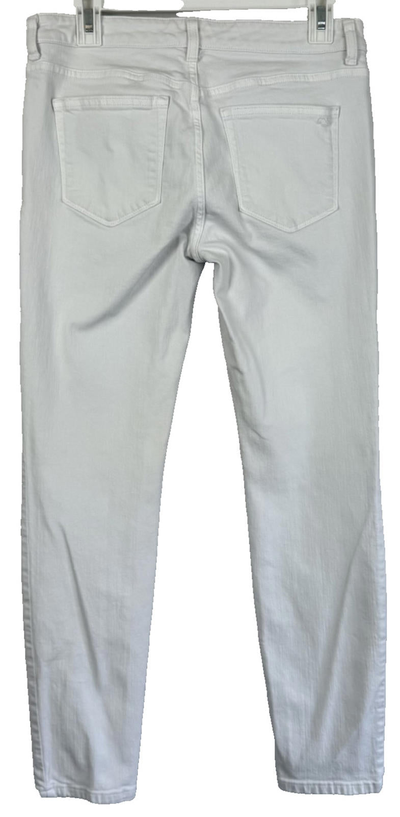 Vineyard Vines Jeans Womens Sz 6 White Skinny Ankle Stretch Cotton