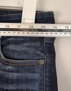 American Eagle Midi Shorts Next Level Stretch X Womens Sz 4 Dark Wash