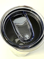 20 oz Camp Life Stainless Steel Tumbler with Lid, Straw