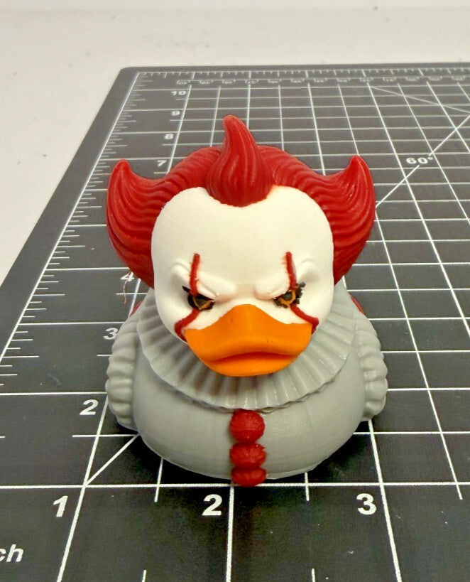 3d Printed Pennywise Duck - 2 1/5 Inch Tall