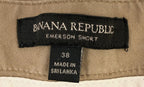 BANANA REPUBLIC Mens Khaki Tan Emerson Shorts - Sz 38