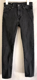 Levi's 510 Skinny Jeans Black Men's Size 31x30 Red Tab Excellent Used Condition!