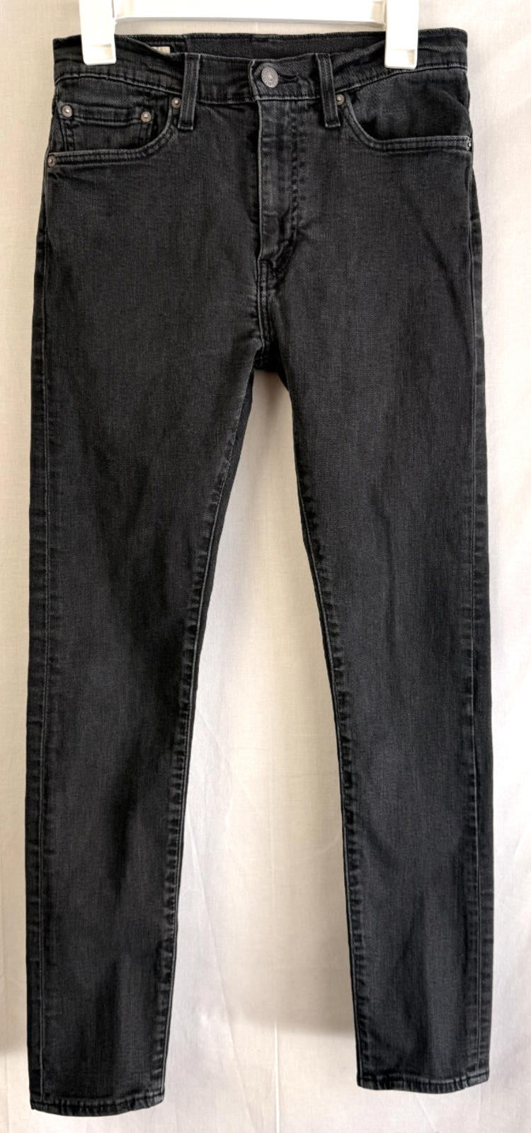 Levi's 510 Skinny Jeans Black Men's Size 31x30 Red Tab Excellent Used Condition!