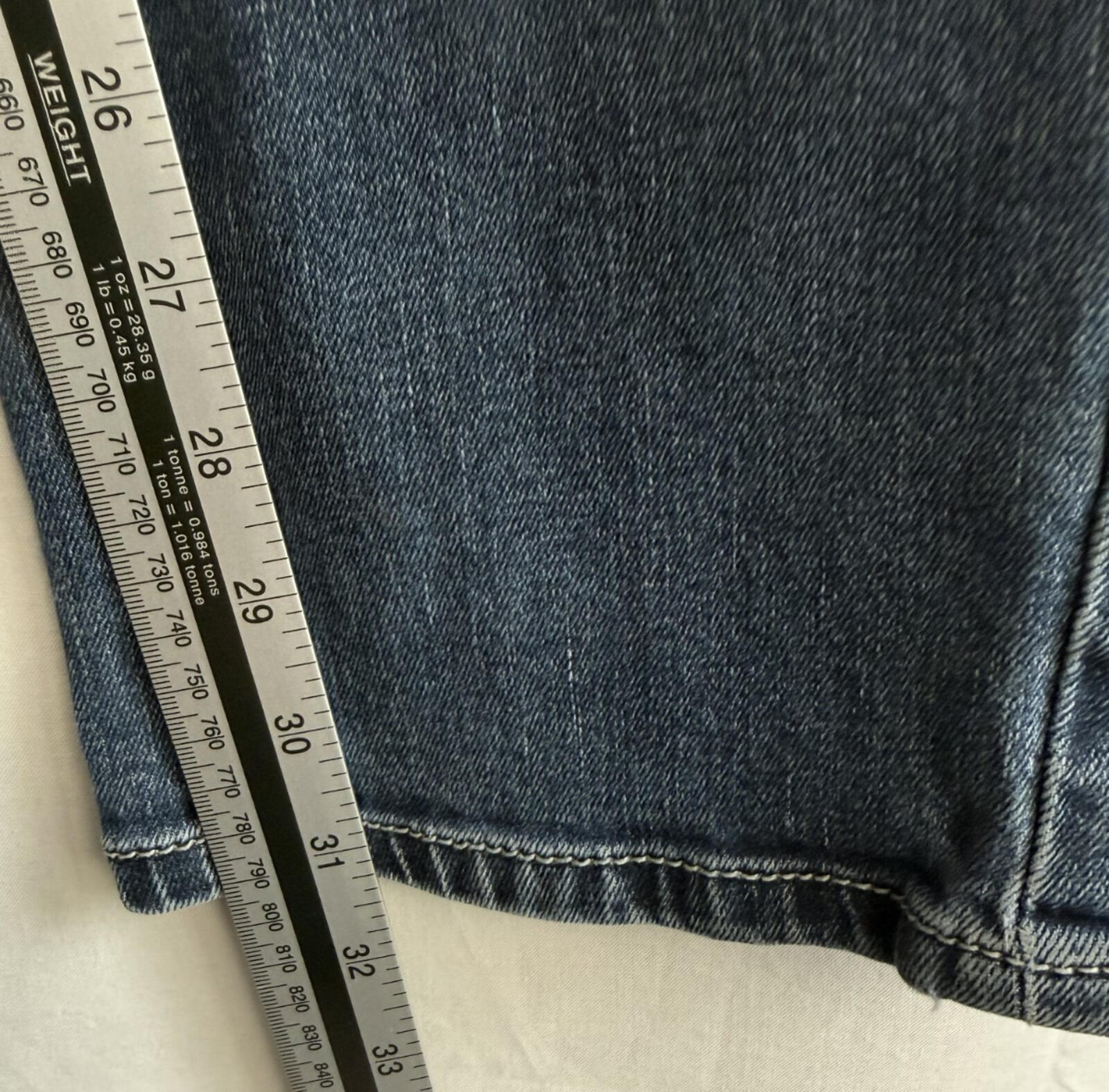 Rock & Republic Neil Straight Mens Sz 34x34 Dark Wash Jeans Stretch Flap Pockets