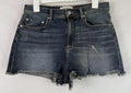 PINK Victoria's Secret womens cut-off high rise shorts Sz 10 stretch Distressed