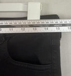 American Eagle Next Level Stretch Super Hi Rise Jegging Womens 12 Black Distress