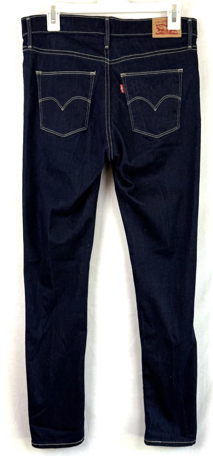 Levi's Womens Mid Rise Slimming Skinny Jeans Size 12, 30" Inseam Stretch Red Tab