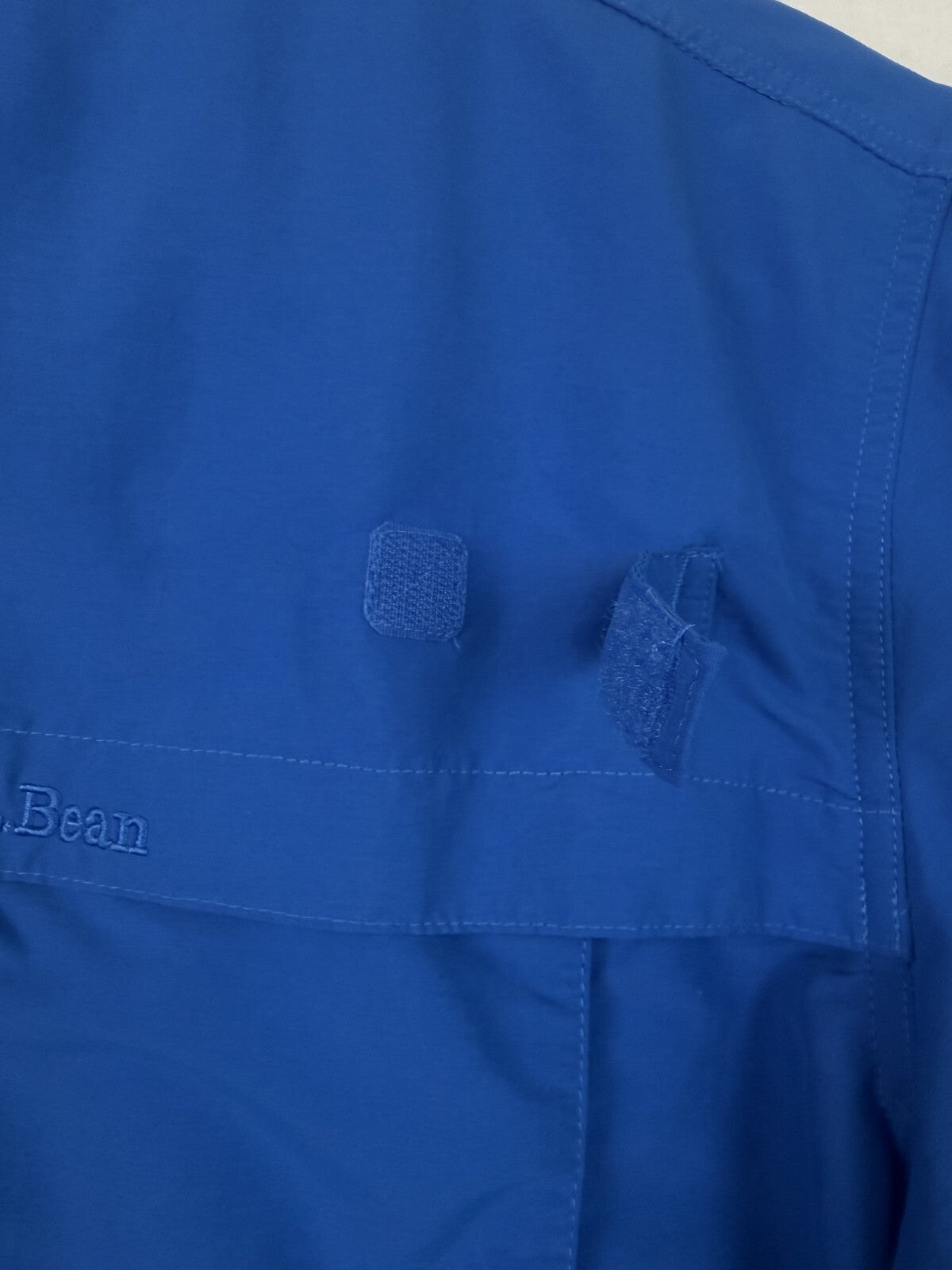 LL BEAN Shirt Mens 2xl XXL Tall Vented Long Sleeve Fishing Hiking Blue