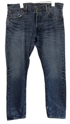 RARE Ralph Lauren Mens Sz 36 Jeans The Sullivan Slim Crop Crest Hem Button Fly