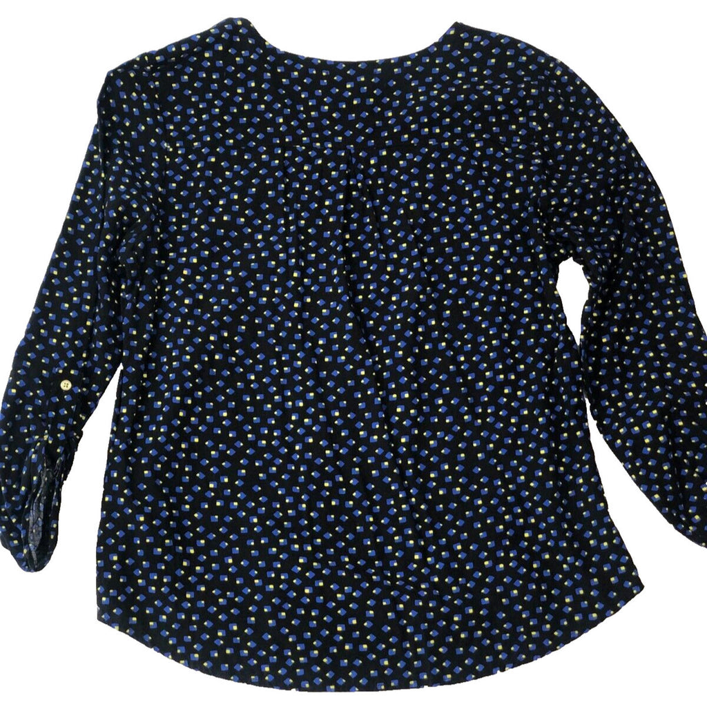 Gap black polka dot womens shirt m