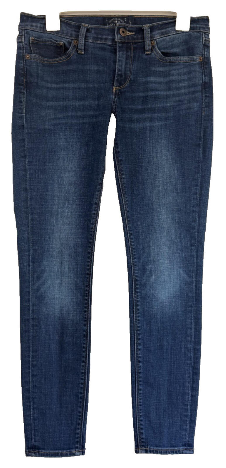 Lucky Brand Charlie Skinny Ankle Jeans Womens Size 4 Medium Wash Stretch