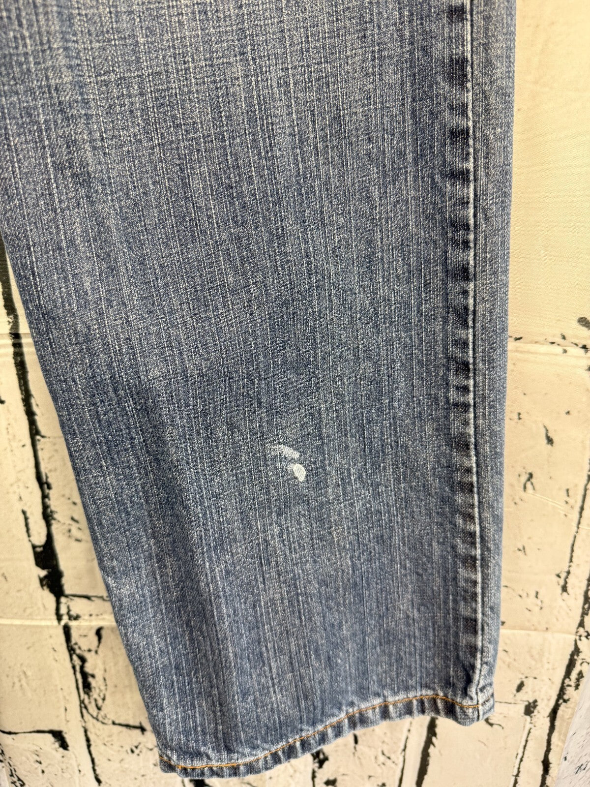 Levis 505 Regular Fit Straight Leg Blue Denim Jeans Mens 38x34 Medium Wash