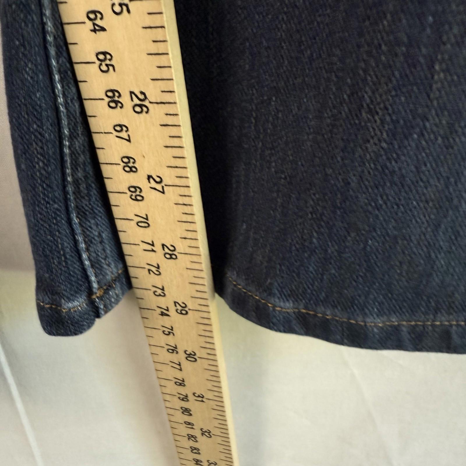 LL bean Classic Fit Denim Jeggings Straight Leg Womens Size 8